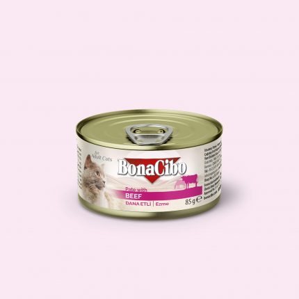 BonaCibo Canned Wet Food for Adult Cats Pate